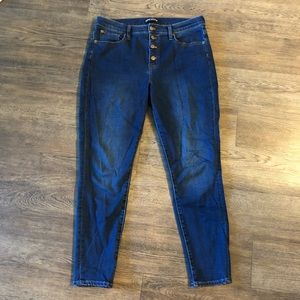 J Crew button fly skinny jeans 31